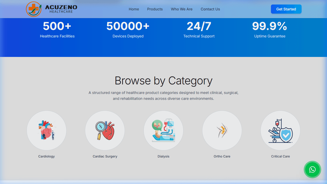 Acuzeno Healthcare screenshot 2