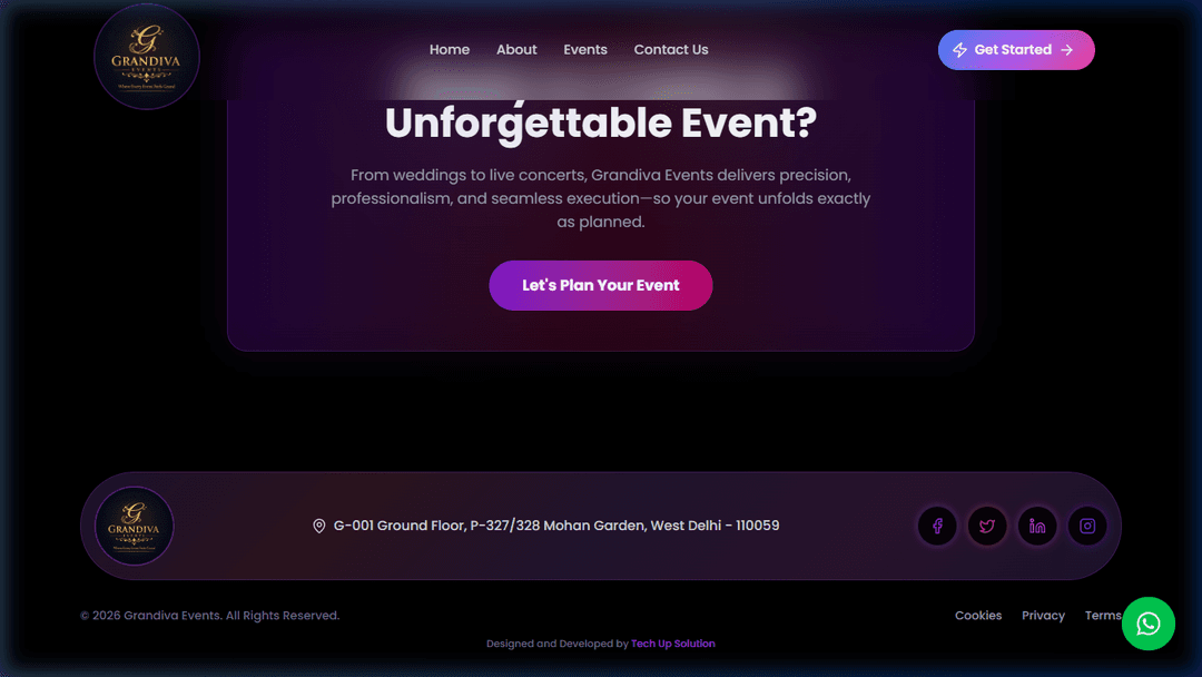 Grandiva Events screenshot 3