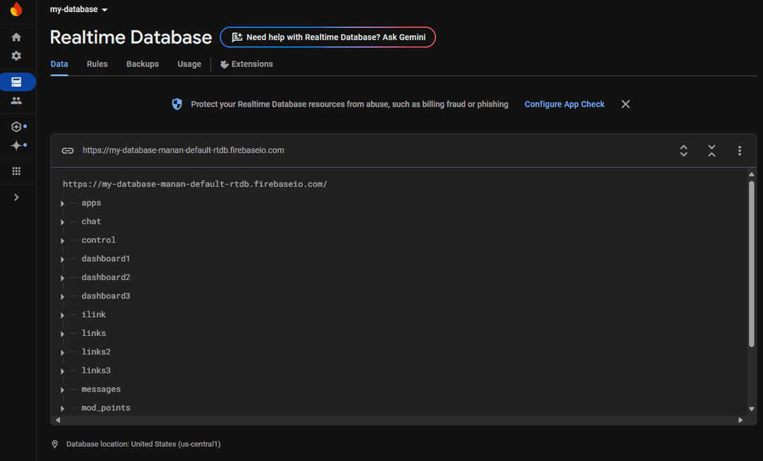 Old App Database