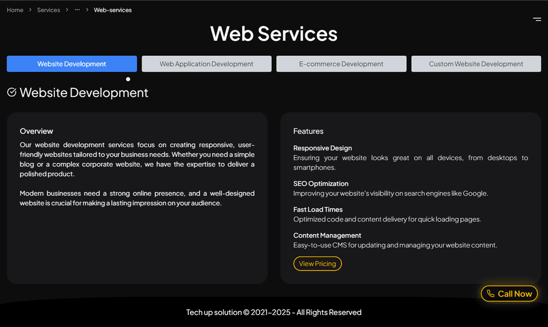startup template